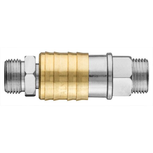 NEO TOOLS Pneumatikus gyorscsatlakozó + ellendarab, 3/8" külsőmenet 12-646