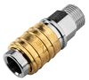 NEO TOOLS Pneumatikus gyorscsatlakozó + ellendarab, 3/8" külsőmenet 12-646