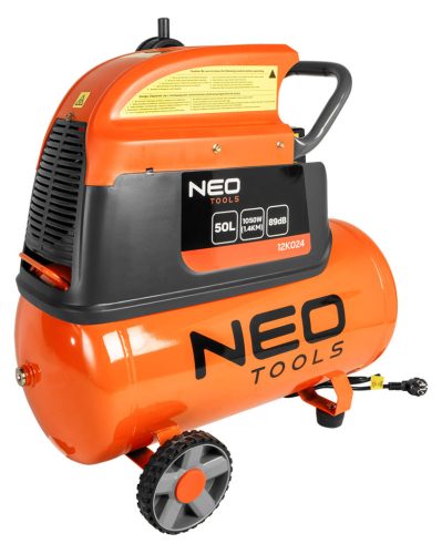 NEO TOOLS Kompresszor, 50L, olajkenésű, 169L/perc 3 év garanciával 12K024