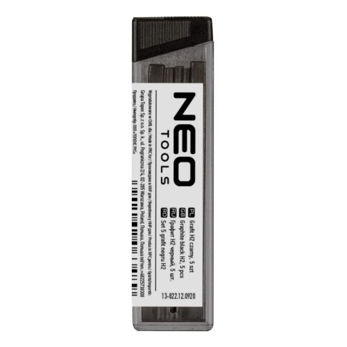 NEO TOOLS Ácsceruza betét fekete H2, 5db, 13-810-hez, 13-815-höz 13-822