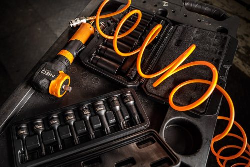 NEO TOOLS Pneumatikus sarok-ütvecsavarozó, 1/2", 500 Nm 2 év garanciával 14-019