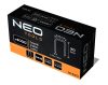 NEO TOOLS Tűzőkapocs, horganyzott 90-es tipus, pneumatikus tűzőgéphez (14-570), GA18, 20mm, 4000db 14-623