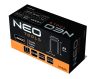 NEO TOOLS Tűzőkapocs, horganyzott 90-es tipus, pneumatikus tűzőgéphez (14-570), GA18, 25mm, 4000db 14-625