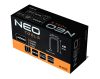 NEO TOOLS Tűzőkapocs, horganyzott 90-es tipus, pneumatikus tűzőgéphez (14-570), GA18, 28mm, 4000db 14-626
