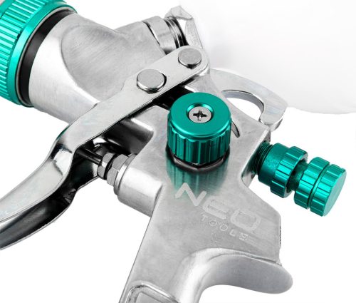 NEO TOOLS Pneumatikus festékszóró pisztoly, felső tartályos, 1,4mm - HVLP 2 év garanciával 14-700