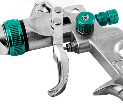 NEO TOOLS Pneumatikus festékszóró pisztoly, felső tartályos, 1,4mm - HVLP 2 év garanciával 14-700