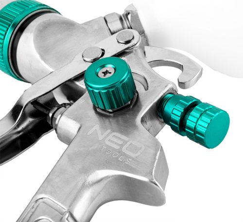 NEO TOOLS Pneumatikus festékszóró pisztoly, felső tartályos, 1,4mm - HVLP 2 év garanciával 14-700