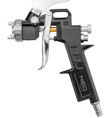 NEO TOOLS Pneumatikus festékszóró pisztoly, felső tartályos, 1,4mm - hobby 14-703