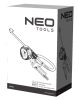 NEO TOOLS Pneumatikus kerékfúvó pisztoly, nyomásmérővel 80mm, dupla teherautó kerekekhez 14-716