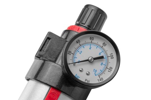 NEO TOOLS Pneumatikus víztelenítő szűrő 1/2", nyomásszabályzóval, fém 14-732