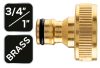 NEO TOOLS Csapcsatlakozó 3/4"- 1", réz 15-747