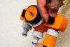 NEO TOOLS Mechanikus öntözőidőzítő óra, 3 utas, max.120perc 15-750