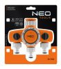 NEO TOOLS Mechanikus öntözőidőzítő óra, 3 utas, max.120perc 15-750