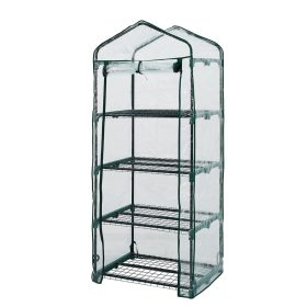   NEO TOOLS Növényház 69 x 49 x 160cm, PVC fólia, fémszerkezet 15-901