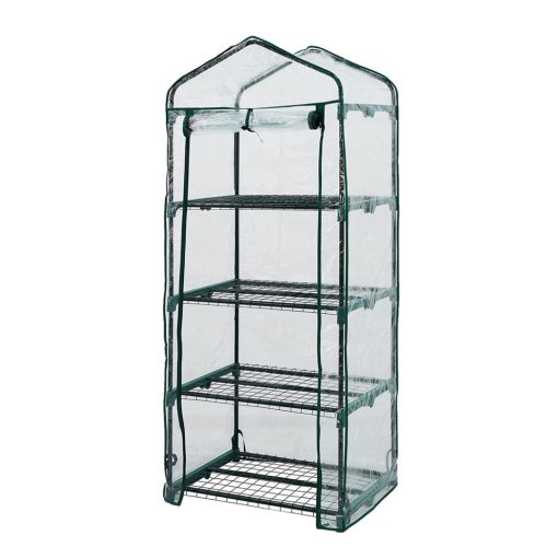 NEO TOOLS Növényház 69 x 49 x 160cm, PVC fólia, fémszerkezet 15-901