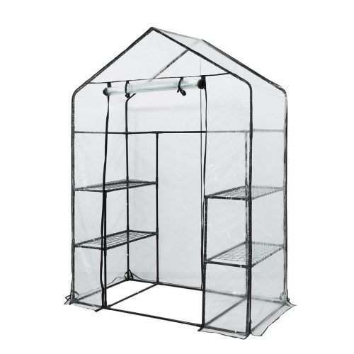NEO TOOLS Növényház 143 x 73 x 195cm, PVC fólia, fémszerkezet 15-902