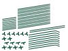 NEO TOOLS Növényház, 240x90x90cm, PE fólia, fémszerkezet 15-912