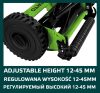 VERTO Kézi hajtású fűnyíró, 300mm, 12-45mm 15G350