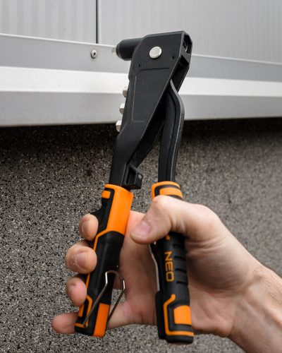 NEO TOOLS Popszegecshúzó, erősített, acél és alumínium szegecsekhez 2,4/3,2/4,0/4,8 mm 18-103-1