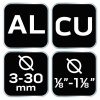 NEO TOOLS Csővágó 1/8-1.1/4" (3-30mm), réz, alumínium 02-402