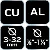 NEO TOOLS Csővágó 1/8-1.1/8" (3-32mm), réz, alumínium 02-403