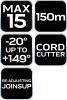 NEO TOOLS Tömítőzsinór 150m 02-438