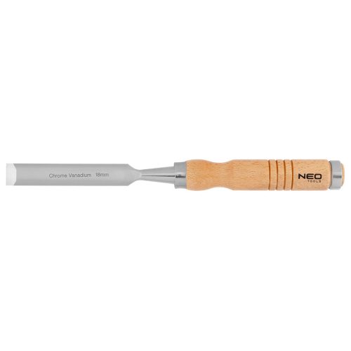 NEO TOOLS Favéső 18mm, CRV, fa nyéllel 37-818