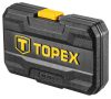 TOPEX Dugókulcskészlet + bitkészlet 1/4" 46db 38D640