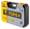 TOPEX Dugókulcskészlet 1/2" 21db 38D642