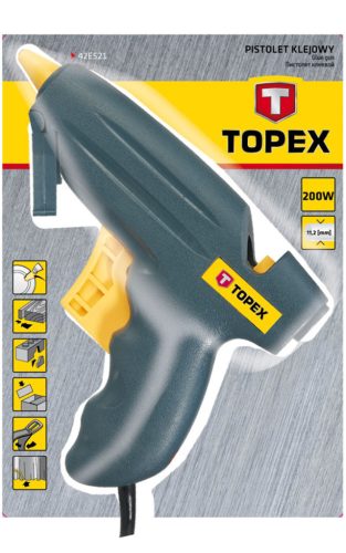 TOPEX Ragasztópisztoly 11mm, 20/200W, GS/CE 42E521
