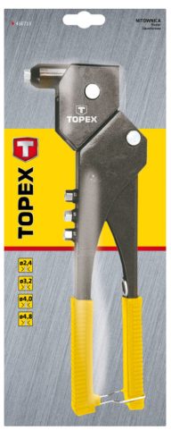 TOPEX POPSZEGECSHÚZÓ, Multi fejbeállítás 2.4, 3.2, 4.0, 4.8mm 43E713