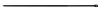 TOPEX KÁBELKÖTEGELŐ, gyorskötöző, 3,6mm x 300mm, fekete, 100db 44E973