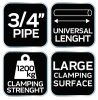 NEO TOOLS Csőszorító 3/4" 45-496
