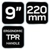 NEO TOOLS Rugós szorítócsipesz, 9"/220mm 45-533