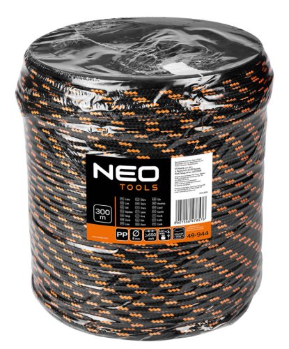 NEO TOOLS Kötél, fonatolt polipropilén 8mm/ 300m 49-944