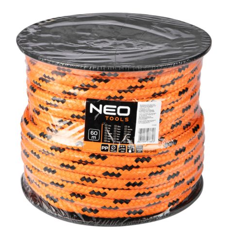 NEO TOOLS Kötél, fonatolt polipropilén 16mm/ 60m 49-948