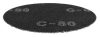 GRAPHITE Gipszcsiszoló rács tépőzárral 180mm, K80, 5db csiszolóhoz 59G263 54H026