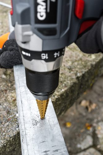 GRAPHITE Lépcsős fúró készlet, 3db-os, HSS-titán, 4-12mm, 4-20mm, 4-32mm 54T300