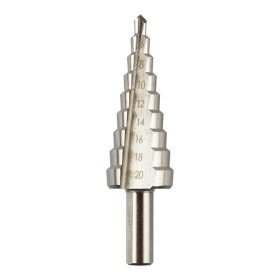GRAPHITE Lépcsős fúró, HSS, 4-20mm 54T303