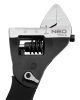 NEO TOOLS Állítható villáskulcs, csavarkulcs racsnis 200mm 25 év garanciával 03-017