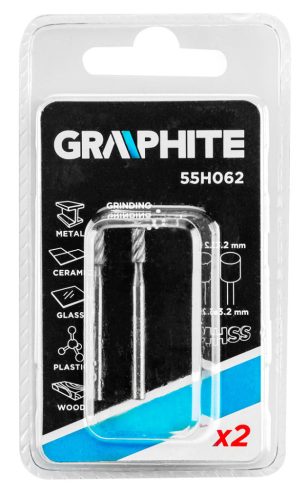 GRAPHITE Csapos turbómaró 2.3mm, henger, szár 3.2mm, 2db 55H062