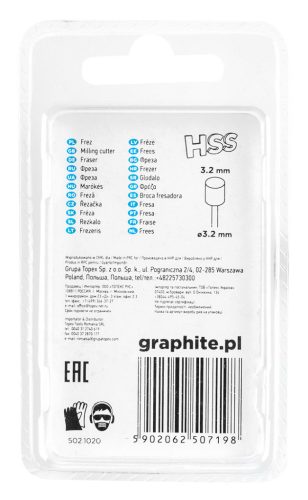 GRAPHITE Csapos turbómaró 2.3mm, henger, szár 3.2mm, 2db 55H062