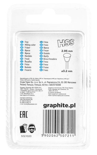 GRAPHITE Csapos turbómaró 1.8mm, trapéz, szár 3.2mm, 2db 55H064