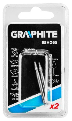 GRAPHITE Csapos turbómaró 1.4mm, kúp, szár 3.2mm, 2db 55H065