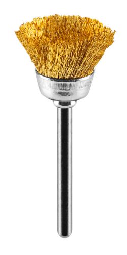 GRAPHITE Csapos kefe készlet 3db, sárgaréz befejezőkefe, pohárkefe, kerékkefe 55H067