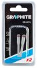 GRAPHITE Befogótengely vágótárcsákhoz 3.2mm, 2db 55H074