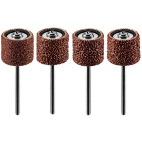   GRAPHITE Csiszolóhüvely 12.7mm, K60, K80, K120, K240, készlet 100db + szár 3.2mm, 2db 55H077