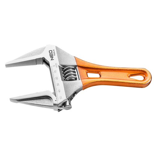 NEO TOOLS Állítható villáskulcs, csavarkulcs rövid, 185mm, 0-53mm 25 év garanciával 03-022