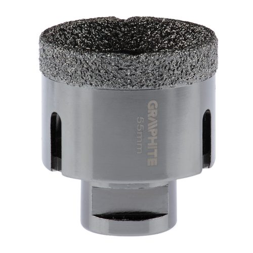 GRAPHITE Körkivágó, gyémántos 55mm x M14 55H313