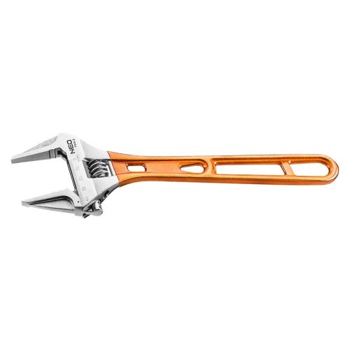 NEO TOOLS Állítható villáskulcs, csavarkulcs 256mm, 0-43mm 25 év garanciával 03-025